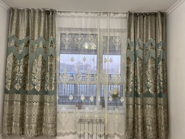 роликовые шторы на окна: Комплект штор, С тюлем в комплекте, Готовое изделие, Для зала
