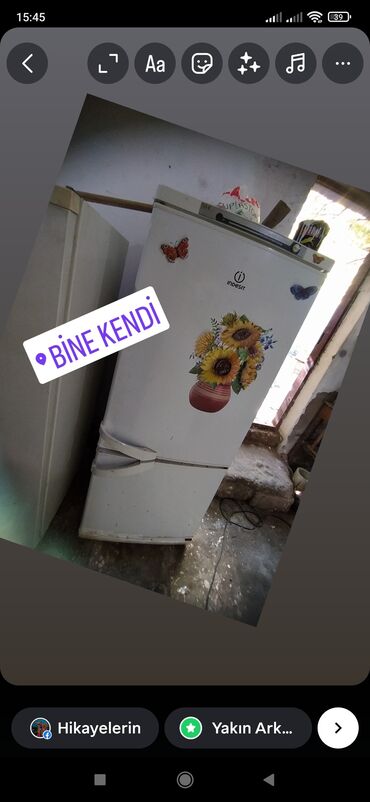 Blenderlər: 2 qapılı Indesit Soyuducu Satılır, rəng - Ağ