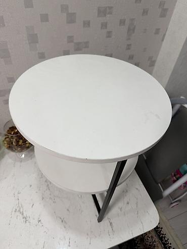 study table: Двухъярусный круглый столик/подставка в современном стиле - Форма — 2