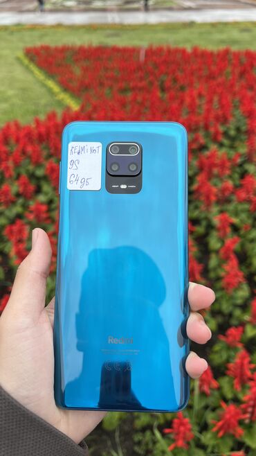 телефон редми 9s: Xiaomi, Б/у, 64 ГБ, цвет - Голубой
