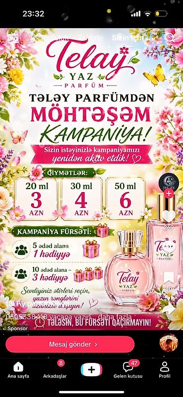 Красота и здоровье: Tel Ay Parfum – zövqlü hədiyyə qutularında müxtəlif ətirlər 20ML 3M — 6
