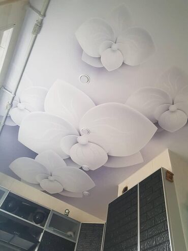 Натяжной потолок: Натяжной потолок Матовое, 3D потолки, Глянцевое Бесплатный замер, Гарантия, Монтаж — 6