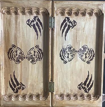 Шахматы: Шахматы НАРДЫ размеры 50/60/70 см Все в комплекте, Ручная работа — 23