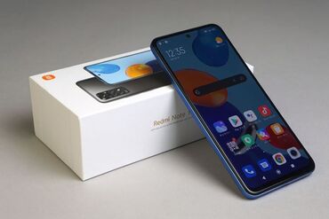isdenmis telefonlar: Xiaomi Redmi Note 11, 128 GB, rəng - Göy, 
 Zəmanət, Sensor, Barmaq izi