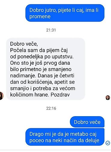 torbe m: Metabo čaj – biljni čaj za regulisanje apetita i smanjenje nadutosti — 1