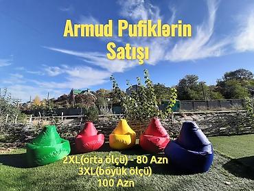 puf satış: Yeni, Pufik-kreslo, Parça, Kredit yoxdur, Şəhərdaxili pulsuz çatdırılma — 4