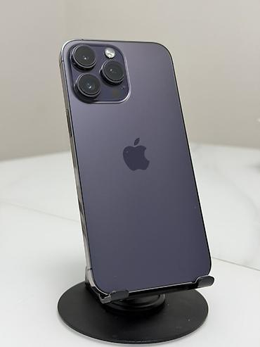 IPhone 14 Pro Max, Б/у, 256 ГБ, Deep Purple, Защитное стекло, Чехол, 92 %