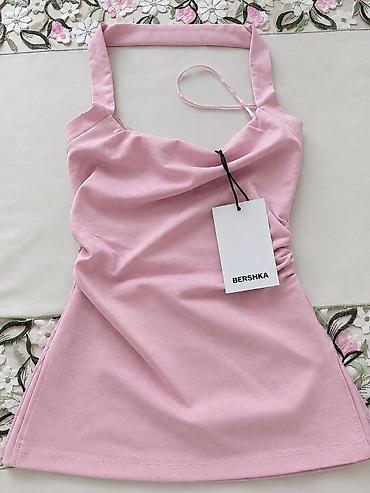 ucuz saatlar instagram: Bershka qadın topu - Rəng: açıq çəhrayı - Bədən ölçüsü: XS (EUR XS / — 4