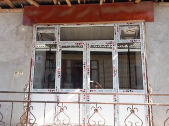 Пластиковые окна на заказ: Пластиковое окно на заказ, Тип окна: Витражные, Фасадные, Балконные, Декоративные особенности: Фрамуга, Бесплатная установка, Без рассрочки — 19