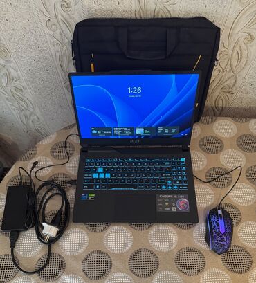bts çanta: Yeni MSI, 15.4 ", Intel Core i7, 512 GB, Pulsuz çatdırılma