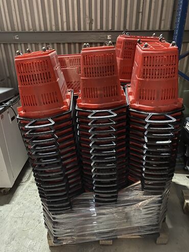 Тележки: Корзина- тележка пластиковая — 11