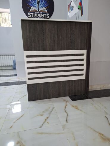 стол для переговоров овальный: Resepsion stendi / qarşılanma masası - Material: Ağac teksturalı