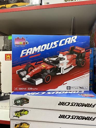 красный страитель: Конструктор гоночный болид Pingao Blocks Famous Car, модель 50014 — 1