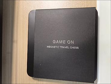 Шахматы: МИНИ ШАХМАТЫ Портативные магнитные шахматы GAME ON - Компактный — 1