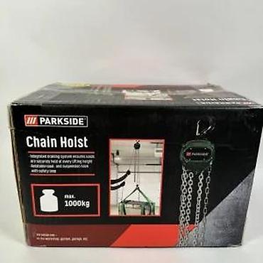 Dizalice: PARKSIDE ručni lančani vitlo (Chain Hoist) – model 496182 - Nosivost — 6