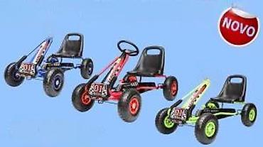 Dečije sportske igračke: Dečji pedalan karting „01“ - Robusna metalna konstrukcija - Podesivo — 15