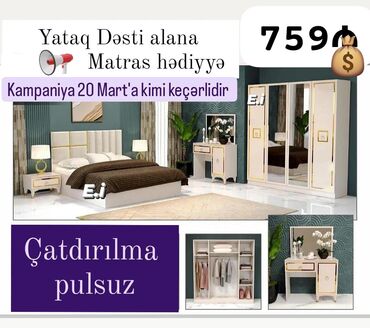 yeni mebel: Yataq otağı dəsti