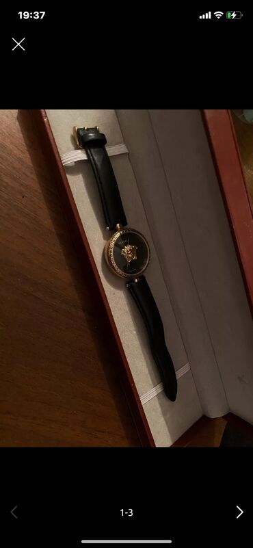 antika saatlar: Новый, Наручные часы, Versace, цвет - Черный