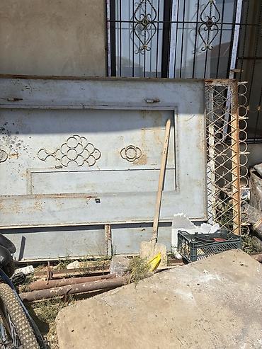darvaza qapıları: Metall darvaza və piyada qapısı dəsti - Material: qalın metal təbəqə — 3