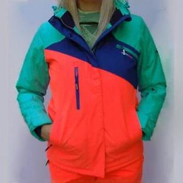 killtec jakna: Ženska zimska/ski jakna – trobojna (neon narandžasta, tirkizna — 10