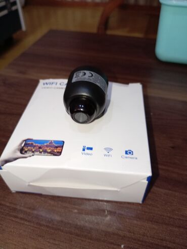 gizli ses yazan: WiFi Kamera – kompakt video nəzarət qurğusu Xüsusiyyətlər: - WiFi