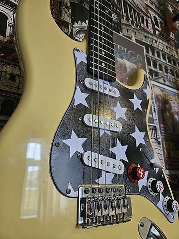 Elektro gitaralar: Elektron gitara, 6 sim, İşlənmiş, Ünvandan götürmə, Pulsuz çatdırılma — 5