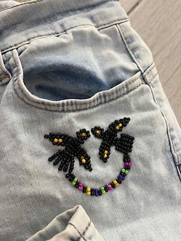 svecane torbe: PINKO ženske farmerke – svetlo ispran plavi denim - Brend: PINKO — 2