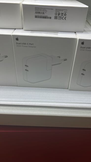 macbook adapter: 35 watt Apple Iphone ve Macbook uchun adapter