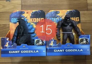 oyuncaq multibokslar: Godzilla və kingkong hündürlüyü 12 sm Qiymət: 15Azn ikisi birlikdə