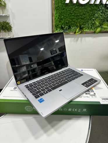 айфон 14 расрочка: Ультрабук, Acer, 8 ГБ ОЭТ, Intel Core i3, 14.3 ", Жаңы, Жумуш, окуу үчүн, эс тутум SSD