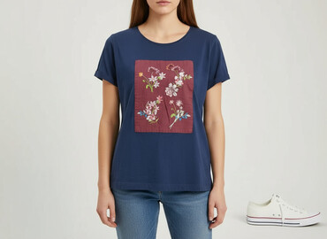 t shirty lietuva: Футболка жіноча, розмір L на lalafo.pl t shirty lietuva: Футболка жіноча, розмір L