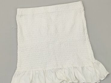 bershka biała spódniczka: Spódnica Bershka, M (EU 38), Bawełna, stan - Dobry