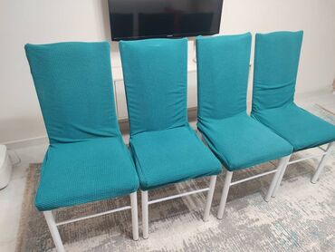 кухонный уголок со стульями: Ашкана үчүн отургуч, Жаңы, Темир, түсү - Ак