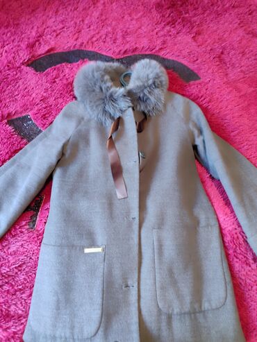 пальто пиджак: Пальто, Классика, Зима, Кашемир, По колено, Карманы накладные, 3XL (EU 46)