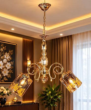 Çilçıraqlar: Çılçıraq, 5 lampa, Metal — 10