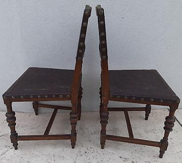 Stilske stolice: Alt Deutsch 2-dve Stilske Stolice •Za restauraciju (sređivanje) — 10