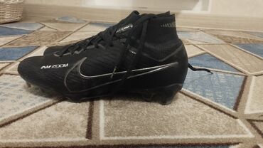 футбольные бутсы купить: Футбольные бутсы Nike Mercurial черного цвета. Модель Zoom Superfly 9