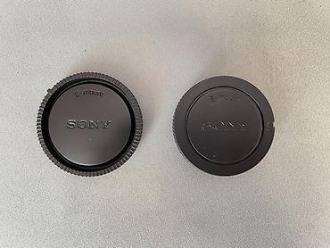 kamera video: Sony kameraları üçün qapaq Sony E-mount kameralar üçün qapaq. Lens — 1