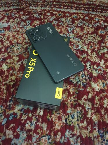 Poco: Poco X5 Pro 5G, Б/у, 128 ГБ, цвет - Черный, 2 SIM