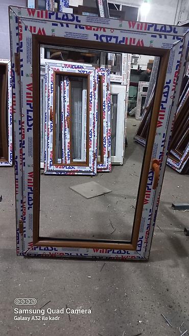 qapi pencere: RƏNGLİ Plastik Pəncərə və Qapılar 60x120 bir ədədi 99 man — 5