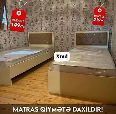 uşaq üçün matras: Məhsul: Tək nəfərlik çarpayılar (iki variant) Xüsusiyyətlər: - Ölçü — 2