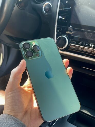 Apple iPhone: IPhone 13 Pro Max, 256 ГБ, Alpine Green, Чехол, Защитное стекло, Коробка, 87 %