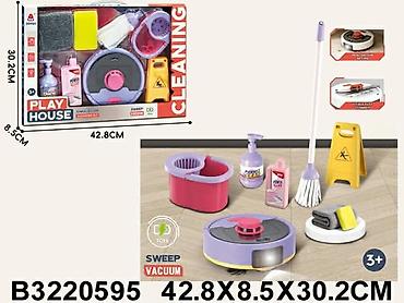 starke bele: Dečiji set za igru – Play House Cleaning Komplet sadrži: - — 1