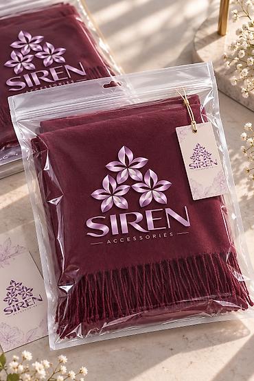 накидка: Шарф Siren Accessories — тёплый и мягкий аксессуар из натурального — 7
