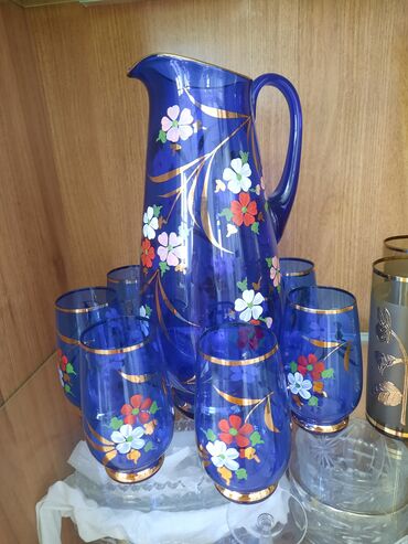 Другие товары для дома: ГРАФИН СО СТАКАНАМИ. БОГЕМИЯ!!! ЧЕХИЯ!!! СЕРВАНТНОЕ ХРАНЕНИЕ — 16