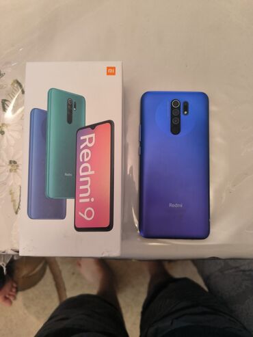 Xiaomi: Xiaomi Redmi 9, 64 GB, 
 Sensor, Barmaq izi, Simsiz şarj