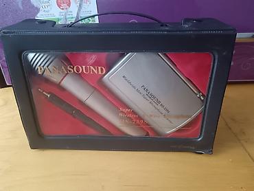 di box: Беспроводной микрофонный комплект PANASOUND HS-239S Состав набора: - — 10