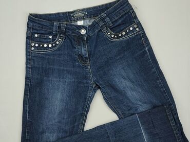 jeans armani: Spodnie jeansowe, Olsen, 12 lat, 152, stan - Dobry