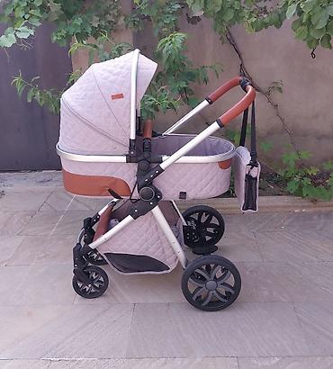 yumru beşik: Uşaq arabası – çoxfunksiyalı beşik-liyolka tipli model - Rəng: açıq — 1