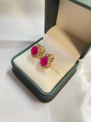 Minđuše: Naslov: Minđuše – 850 din/par Opis: Elegantne minđuše sa crvenim — 8